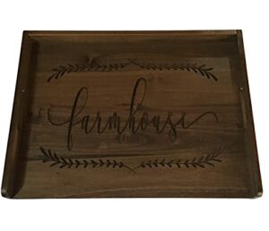 beautiful handrcrafted farmhouse style carved engraved wooden stovetop cover noodle board with optional personalization