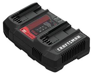 craftsman v20 battery charger, dual port, 2.0-ah (cmcb124)