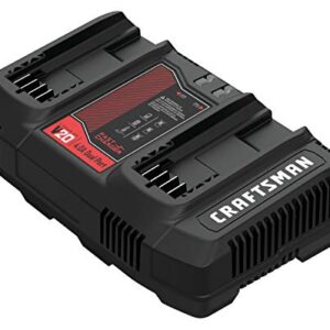 CRAFTSMAN V20 Battery Charger, Dual Port, 2.0-Ah (CMCB124)