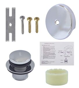 gold-hao-the-bathroom tip-toe bath drain trim kit (chrome)