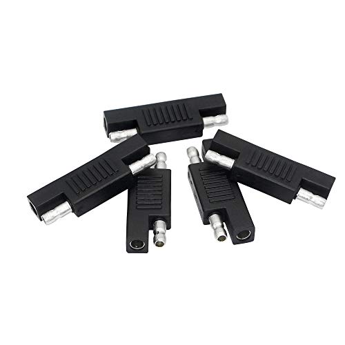 SinLoon 5 Pcak SAE Polarity Reverse Adapter Quick Disconnect Extension Cable Plugs for Solar Panel Battery Power Charger(SAE)