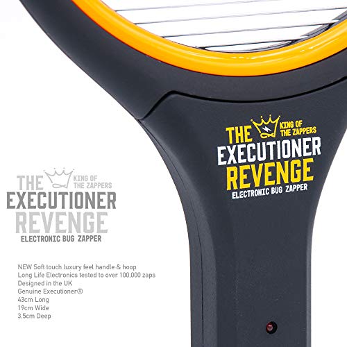 The Executioner Fly Killer Mosquito Swatter Racket Wasp Bug Zapper Indoor Outdoor (Revenge)