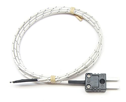 J-Type Thermocouple with Fiberglass Insulation Probe PJ-400 6ft