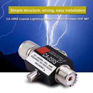 Socobeta Coaxial Lightning Surge Protector CA-35RS Arrester Male to Female UHF Connector