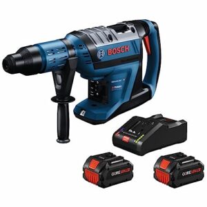 bosch gbh18v-45ck24 profactor™ 18v connected-ready sds-max® 1-7/8 in. rotary hammer kit with (2) core18v® 8 ah high power batteries