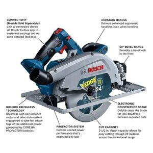 BOSCH GKS18V-25GCN PROFACTOR™ 18V Connected-Ready 7-1/4 In. Circular Saw with Track Compatibility (Bare Tool)