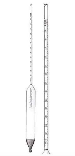 Relative Density (Specific Gravity) Hydrometer, HIGH Precision (1.600 to 1.670)