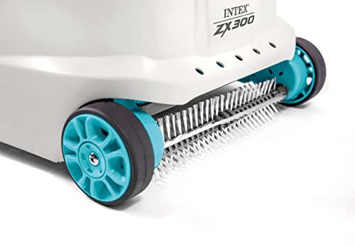 INTEX 28005E ZX300 Deluxe Pressure-Side Above Ground Automatic Pool Cleaner: For Bigger Pools – Cleans Pool Floors and Walls – Removes Debris – Removable Filter Tray – 21ft Tangle Free Hose