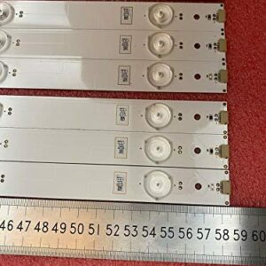 Strip for 10pcs LED Strip for Hisense UB55EC591 LC-55N6000U 55h7b 55h7b2 55h7c SVH550AF2