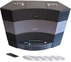 bose acoustic wave music system and 5-cd multi disc changer ii - graphite grey (black) (renewed)