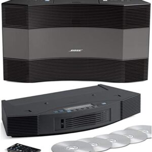 Bose Acoustic Wave Music System and 5-CD Multi Disc Changer II - Graphite Grey (Black) (Renewed)