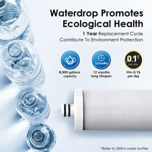 Waterdrop WD-CFF-01 Replacement Filter, Countertop Water Filter, Longer Filter Life, 5-stage Water Filter, Reduces Heavy Metals, Bad Taste and Up to 99% of Chlorine, 1 Pack