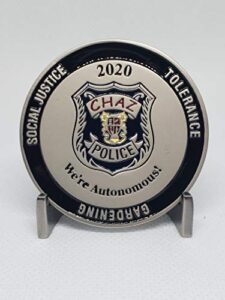 chaz/chop 2020 police challenge coin - satirical seattle