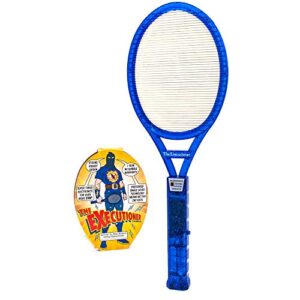 The Executioner Fly Killer Mosquito Swatter Racket Wasp Bug Zapper Indoor Outdoor (Blue)