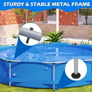 Lovinouse 12FT x 30 Inch Above Ground Swimming Pool, Metal Frame Swim Pools for Yard, Outdoor Summer Fun (12ft x 30 inch)