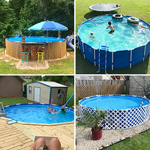 Lovinouse 12FT x 30 Inch Above Ground Swimming Pool, Metal Frame Swim Pools for Yard, Outdoor Summer Fun (12ft x 30 inch)