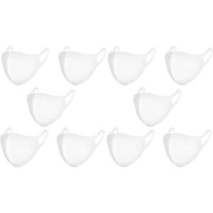 simpli-magic reusable face mask, 50 count (pack of 1), white
