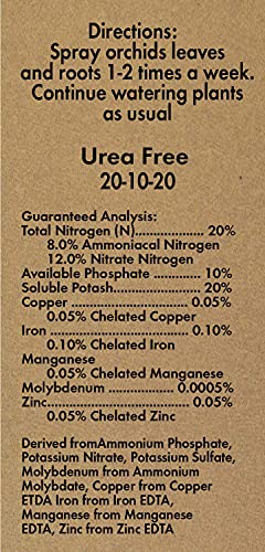 Southside Plants Weekly Orchid Food Fertilizing Spray - Ready to Use Mist Increase Humidity & Nutrients House Plants Farm - Safe Grow Formula for Orchid Leaves, Stems, Roots - 8oz