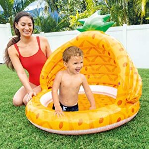 Intex Pineapple Baby Pool, 40in x 37in, for Ages 1-3