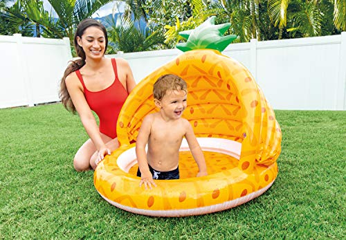 Intex Pineapple Baby Pool, 40in x 37in, for Ages 1-3