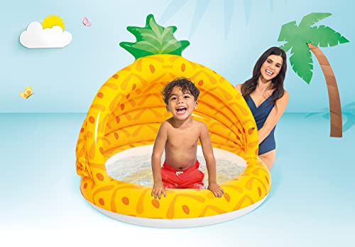 Intex Pineapple Baby Pool, 40in x 37in, for Ages 1-3