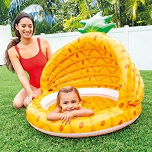 Intex Pineapple Baby Pool, 40in x 37in, for Ages 1-3