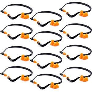 banded ear plugs hearing bands banded ear band plug shooting reusable construction ear plugs protection silicone replacement pods for work sleeping concerts, motor sport racing (24)