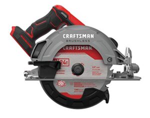 craftsman v20 cordless circular saw, 7-1/4 inch, bare tool only (cmcs550b)