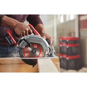 CRAFTSMAN V20 Cordless Circular Saw, 7-1/4 inch, Bare Tool Only (CMCS550B)