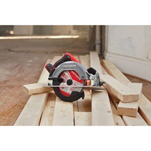 CRAFTSMAN V20 Cordless Circular Saw, 7-1/4 inch, Bare Tool Only (CMCS550B)