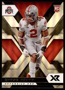 2020 panini chronicles draft picks xr rookies football #3 chase young ohio state buckeyes official ncaa rc rookie card from panini america