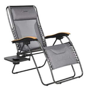 portal zero gravity chair, oversized, grey-1 pack