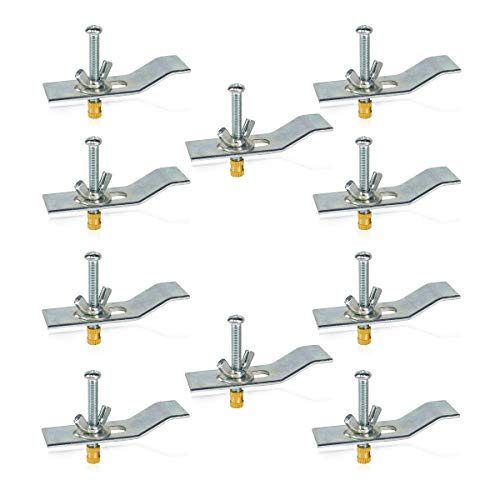 Daisypower Undermount Sink Clips,Sink Brackets,Kitchen and Bathroom Sink Supports Kits(10 Pack)