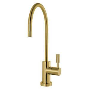 kingston brass ksag8197dl concord water filtration faucet, brushed brass