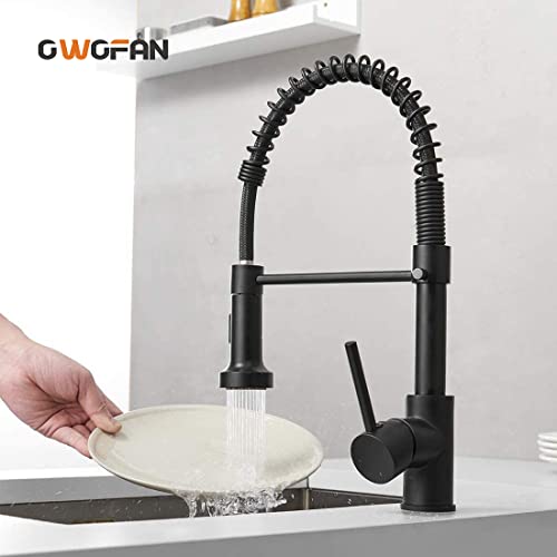 OWOFAN Hole Cover Plate and Kitchen Sink Faucet Bundles