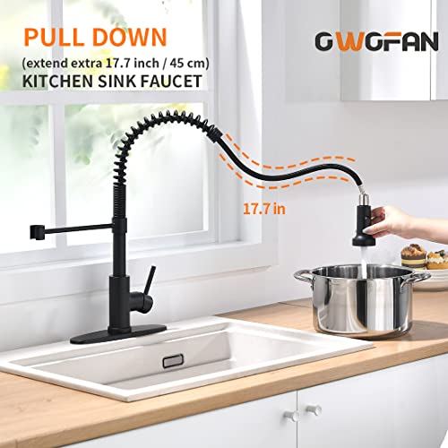 OWOFAN Hole Cover Plate and Kitchen Sink Faucet Bundles