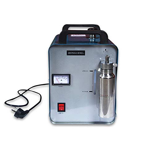 Oxygen Hydrogen Gas Flame Generator Torch Water Welder Acrylic Flame Polisher AC 110V 300W Acrylic Polishing Machine + 1 Gas Torch 75L/H (H160)