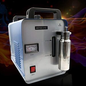 Oxygen Hydrogen Gas Flame Generator Torch Water Welder Acrylic Flame Polisher AC 110V 300W Acrylic Polishing Machine + 1 Gas Torch 75L/H (H160)