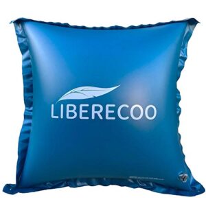 liberecoo 4'x4' pool pillows for above ground pools, winterize pool closing kit winter pool pillow.super durable & strong cold resistant easy centering,rope included
