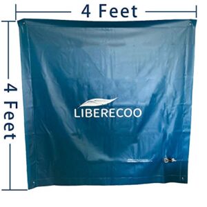 LIBERECOO 4'x4' Pool Pillows for Above Ground Pools, winterize Pool Closing kit Winter Pool Pillow.Super Durable & Strong Cold Resistant Easy Centering,Rope Included