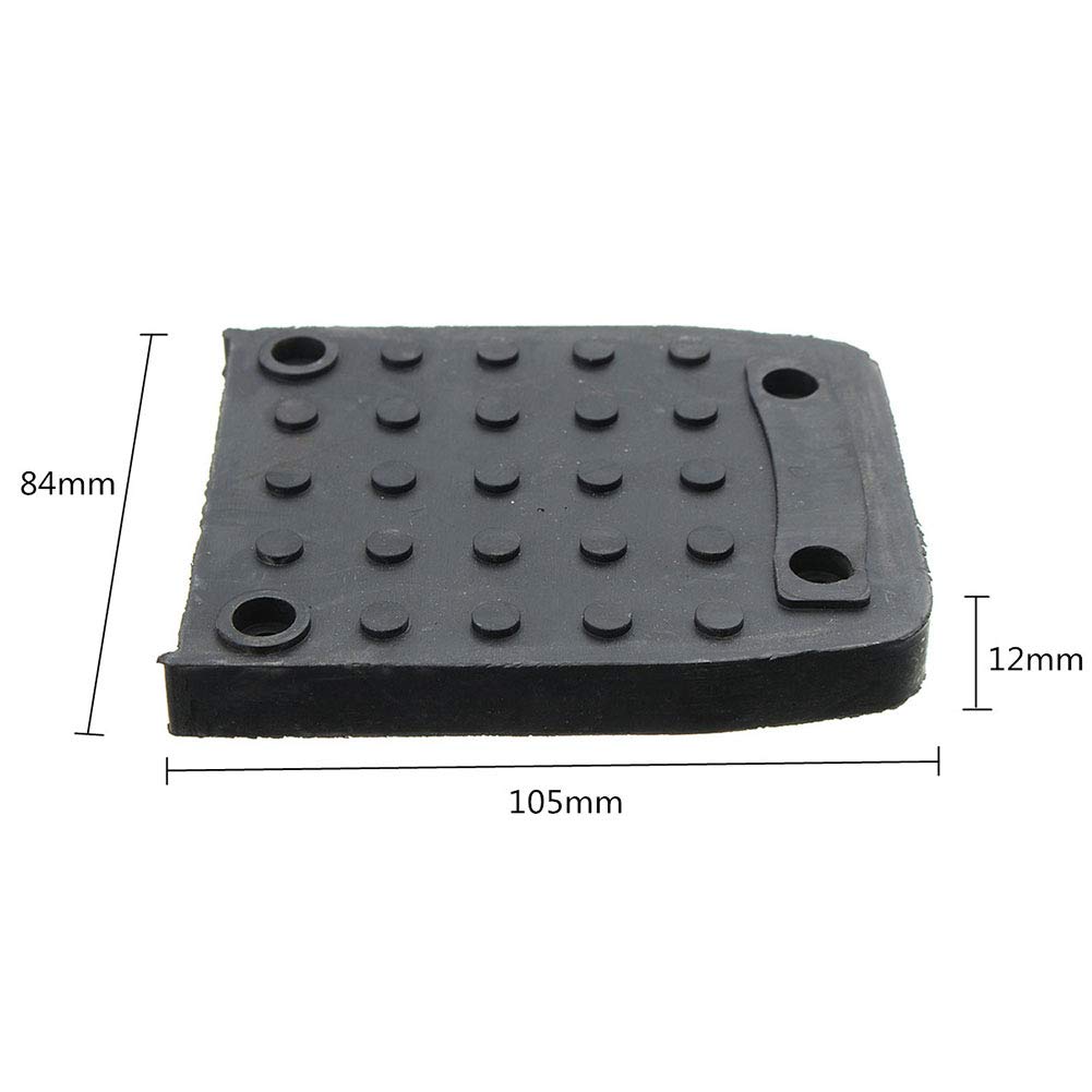 4 PCS Drywall Stilt Replacement Part, Stilt Sole Anti-slip Pads for Drywall Stilt Sole Replacement Kits, Rubber Floor Plate Kit Non-Slip Floor Pads for Construction Painting