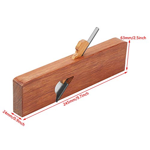 GOTOTOP Wood Planer Hand Tool, Wood Chamfer Tool Edge Trimming Plane Carpenter Wood Cutting Tool for Edge Polishing Surface Smoothing,9.7 x 2.5 x 0.9inch