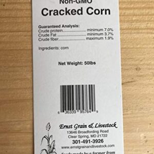 Ernst Grain Cracked Corn, Non-GMO – Perfect Feed for Ducks, Squirrels, Chickens, Ducks, Deer, Rabbits, Geese, and More! (50 lb)