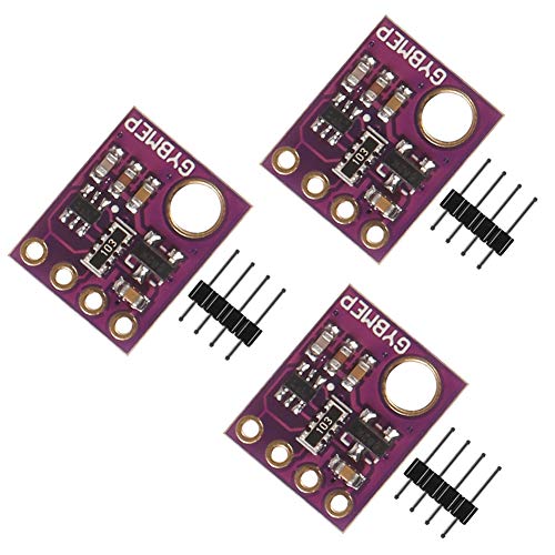 AITRIP 3pcs BME280 Compatible with BMP280 Digital 5V Temperature Humidity Sensor Atmospheric Barometric Pressure Board IIC I2C Breakout for Arduino