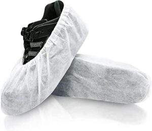 100pcs waterproof shoe covers for rain boot cover - 50pairs disposable shoe covers white shoe protector cover medical boot cover rain shoes cover - sneaker covers for rain non slip covers for shoes