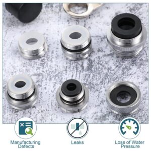 6 Pieces Kitchen Sink Faucet Adapter kit Male Female Garden Hose adapter replaceemnt brass bathroom bathtub faucet aerator Standard Hose via Diverter Water Filter Accessories