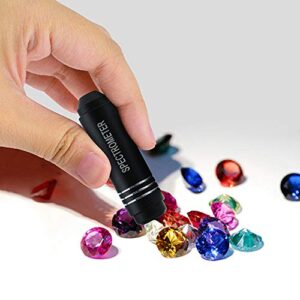 GMKD Diffraction Spectroscope, Pocket Handheld Grating Gemological Spectroscope, Precise Gemstone Spectroscope Analysis Kit for Quick Gemstone Identification