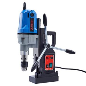 letra 1100w magnetic drill press, power mag drill with1/2 inch boring diameter, 2700lbf electromagnetic heavy duty drilling machine for industrial home improvement