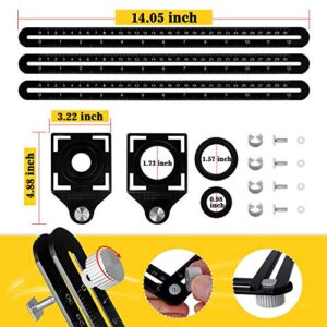 Multi Angle Protractor, Aweohtle Aluminium Alloy Protractor