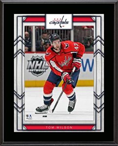 tom wilson washington capitals 10.5" x 13" sublimated player plaque - nhl player plaques and collages